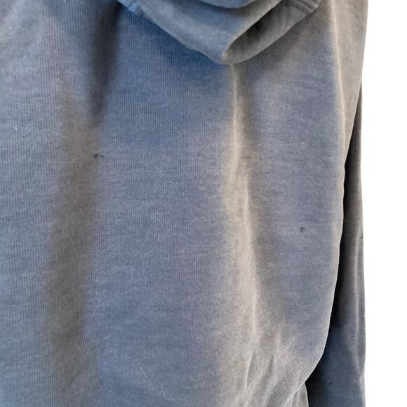 Y2K Carhartt Loose Fit Blue Distressed Thrasher Gorpcore Hoodie Size Small - Picture 12 of 15